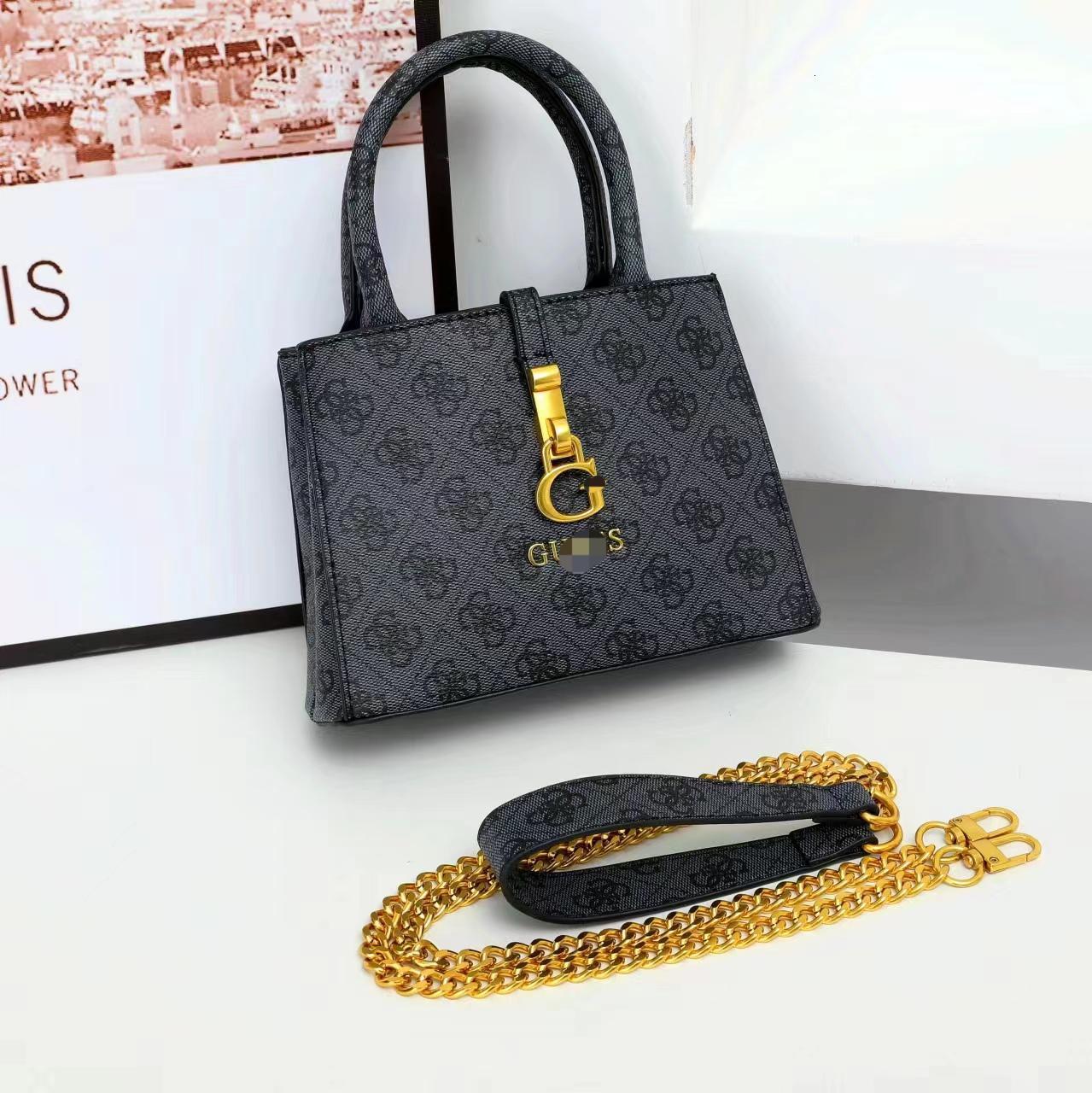 Guess Designer Multi Style Handbag Fashion Print Leather - Large Capacity Cross-Border Hot Sale Letter For Women Luxury Tote Bag 6Df