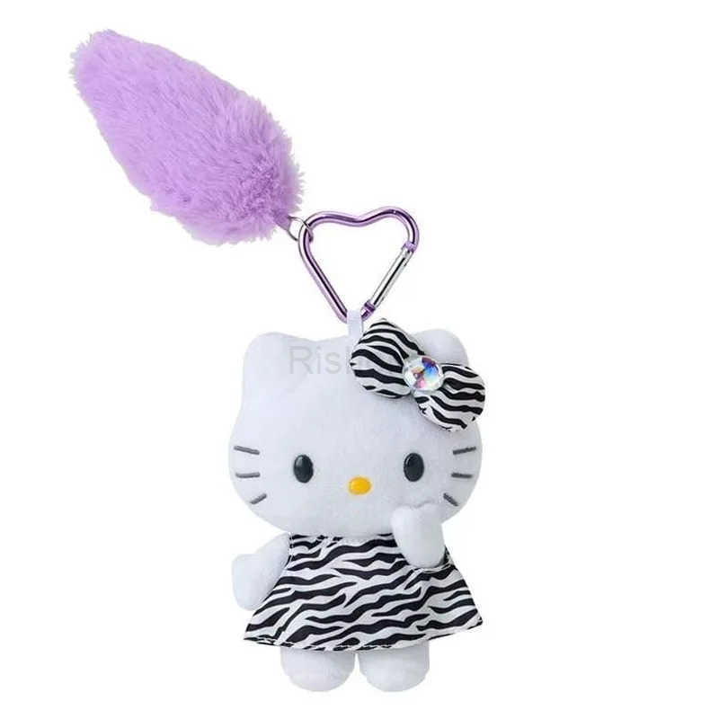 Sanrio 1pcs 12cm Cute Hello Kitty Plush Toy Doll Hello Kitty Plush Soft Stuffed Animals Toys Gifts Key Chain Decoration X2506121