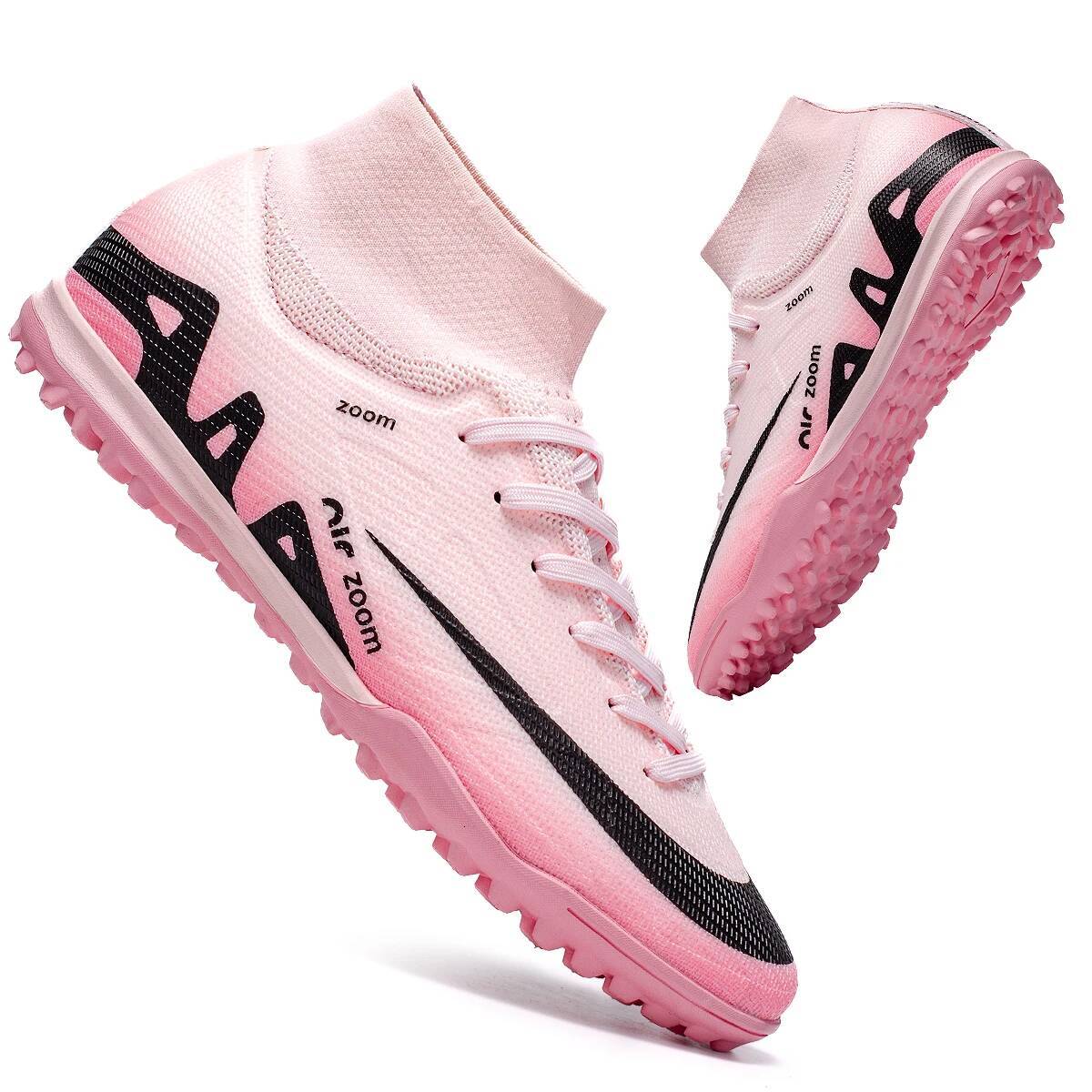 New Men Soccer Training Shoes Outdoor TF Indoor Football Boots Kids Ultra-Light Futsal Comfortable Soft Drop Shipping