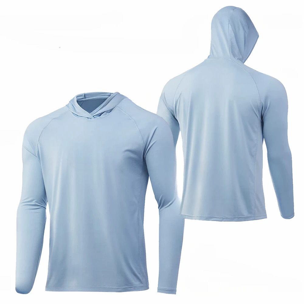 Fishing Hoodies Summer Outdoor UV Protection Angling Jerseys Breathable Angler Clothing Men Long Sleeve Fishing Shirts Tops 250612
