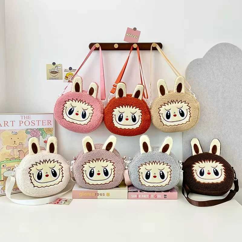 LABUBU Crossbody Bag Anime Kaii Shoulder Bag WomenS Bag Casual Fashion Children Outdoor Bag Coin Purse Birthday Gift XJ250612