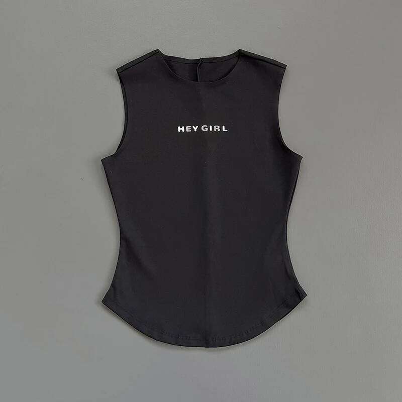 Wholesale Custom Women's Vest-Style Quick-Drying Sleeveless Tops, Slimming And Corset Blank Yoga Vests