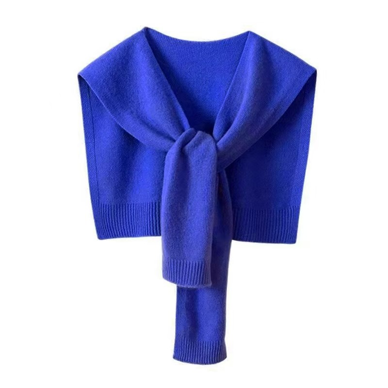 K995 Internet celebrity new style shawl outerwear women's fashion cloak outerwear knitted solid color cervical vertebra protection spring and aut