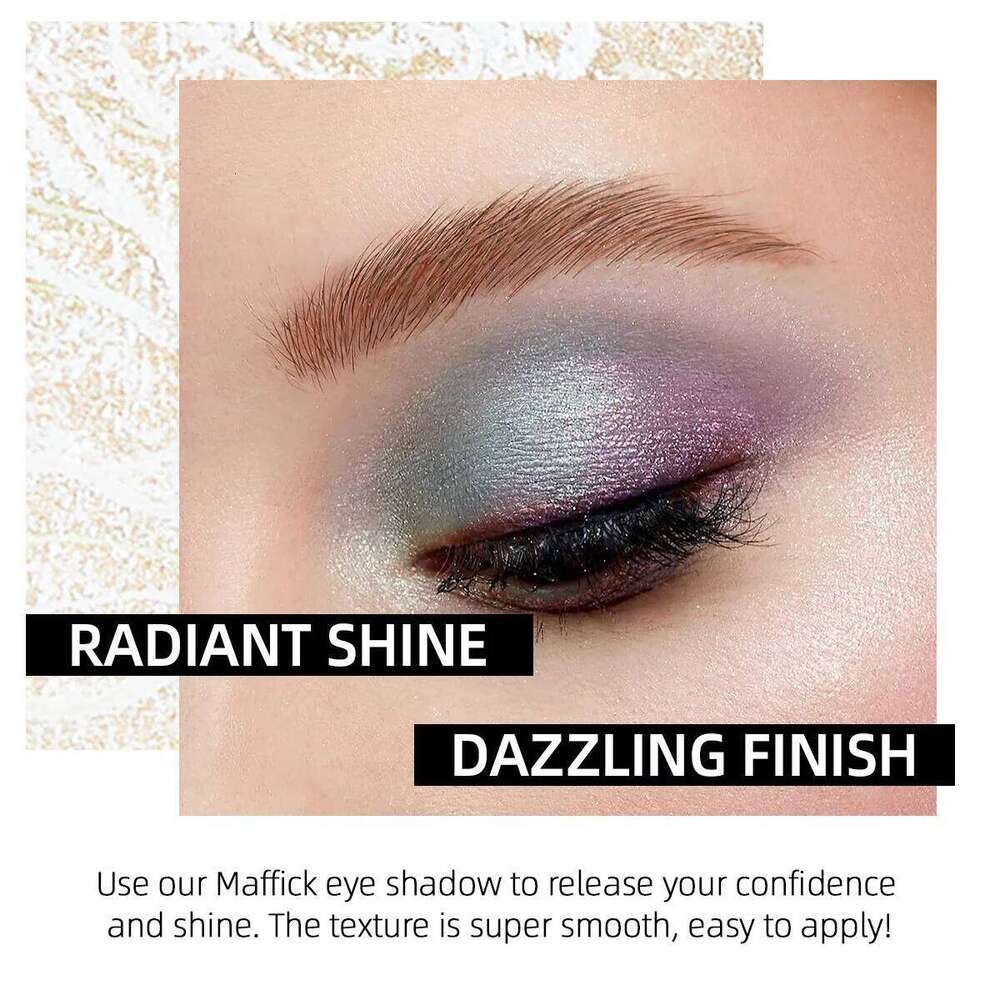 MAFFICK 6 colors long-lasting starlight single pearlescent waterproof non-sdge easy to color eyeshadow free shipping