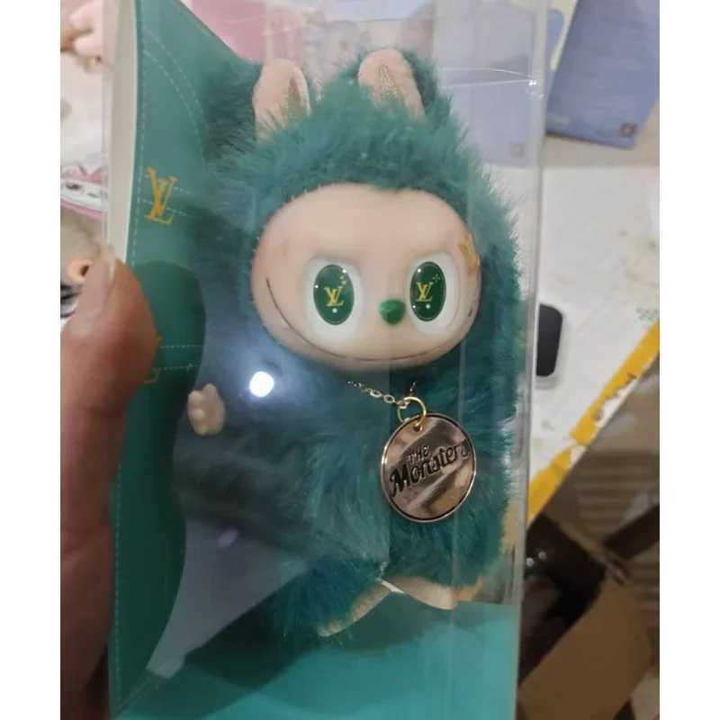 ZIMOMO Rainbow Labubu Tail Leader Couture Creative Change Doll DIY Figure Vinyl Pendant Doll Model Toy Replica Toy Birthday Gifts X250612