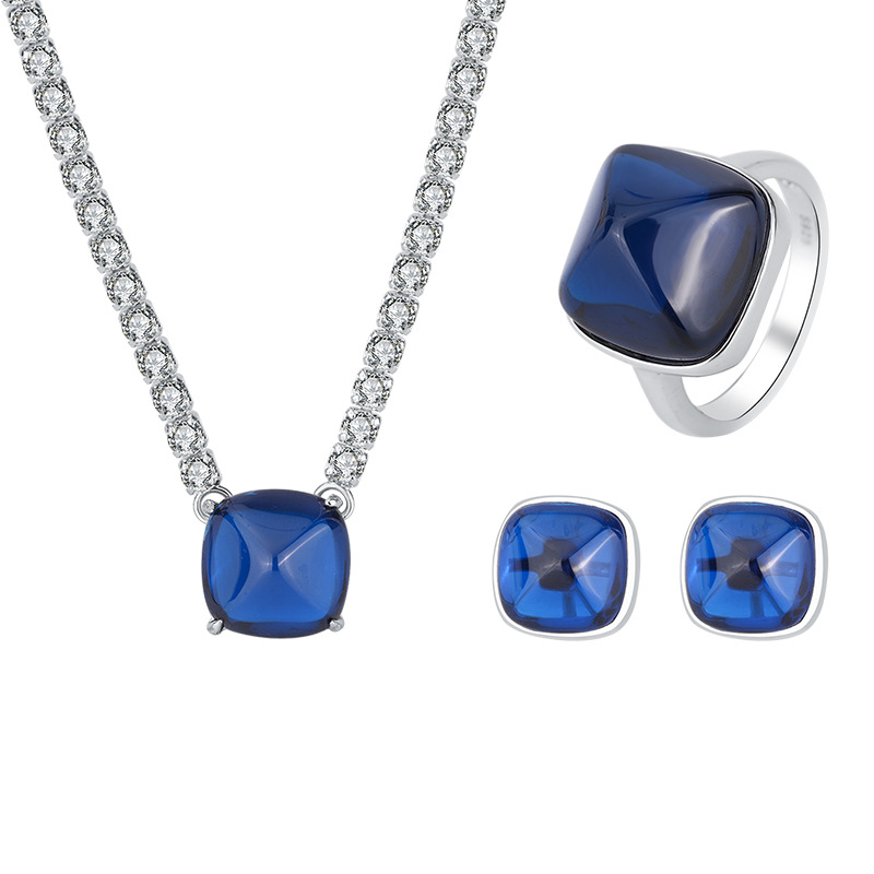 Stunning Bridal Accessories Pack Premium Quality Cubic Zirconia Gemstone Ensemble Featuring Sparkling Stones Arranged like Sugared Confections