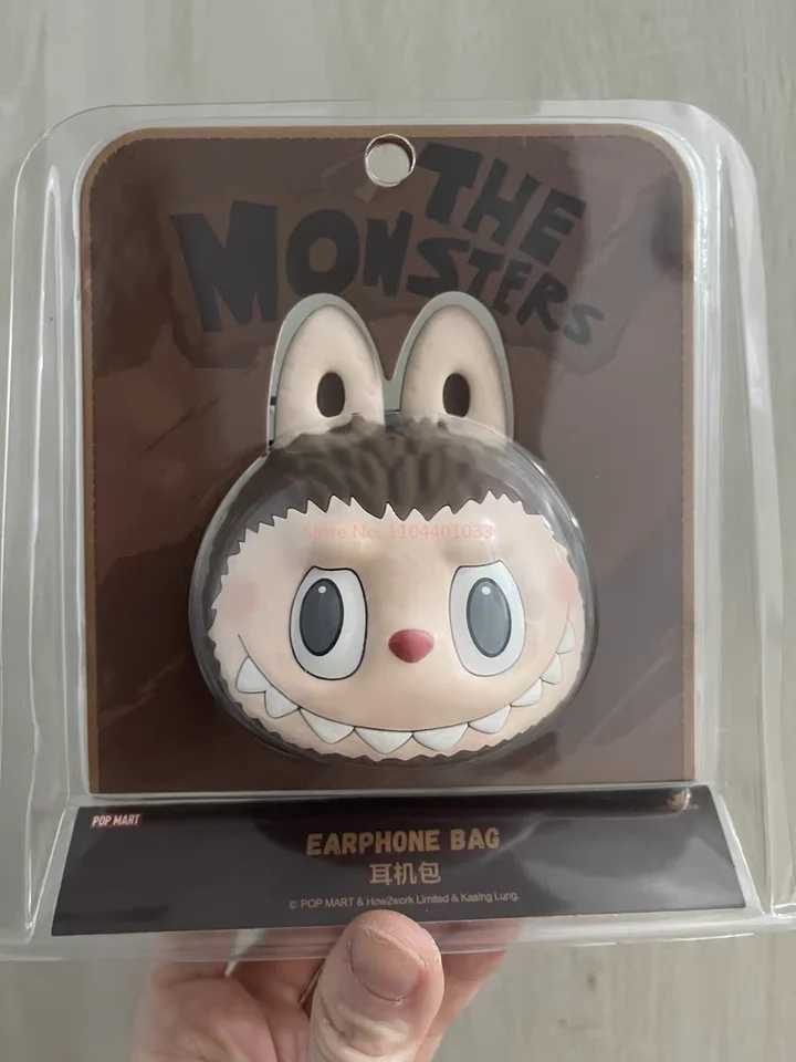 Genuine Labubu Anime Peripherals Crybaby Dimoo Date Day Headphone Bag Cute Hanging Accessory Headphone Case Girl Birthday Gifts X250612