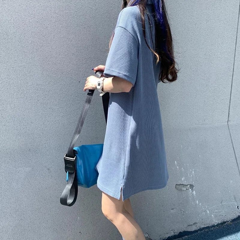 L240 Temperament Straight Tube Western Style Dress 2024 New Summer Pure Color Simple Age-Reducing Short Skirt for Women