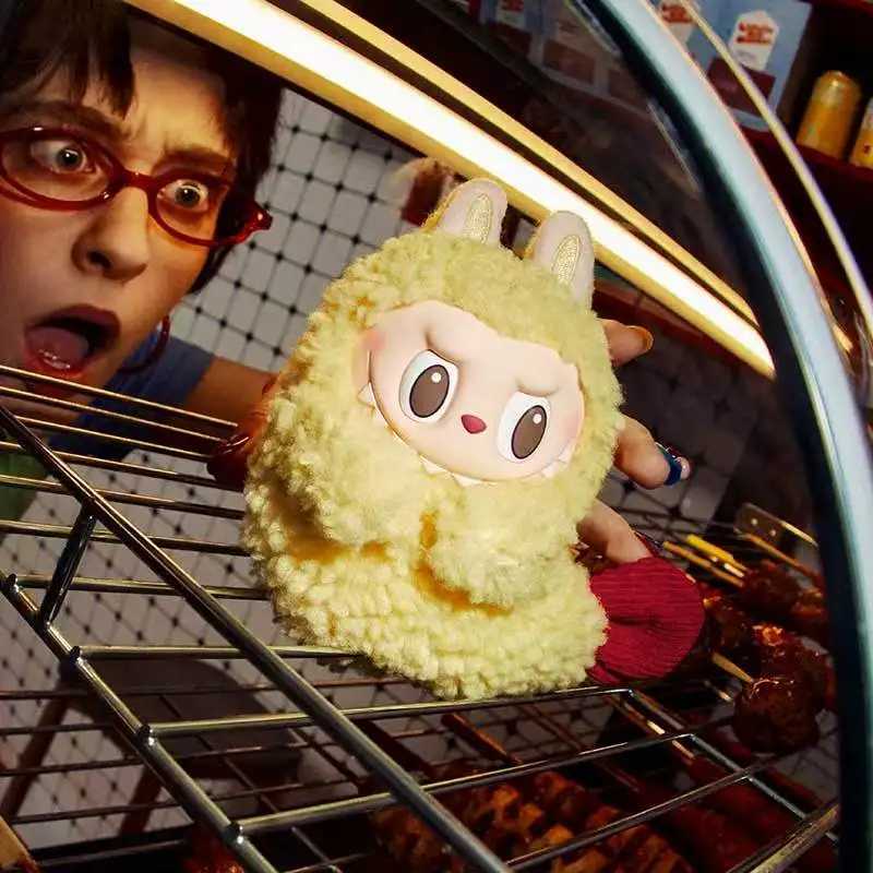 New Genuine The Monster Labubu Wacky Mart Series Earphone Bag Kawaii Pendant Cartoon Ornament Key Case Adult Kids Surprise Gifts X250612