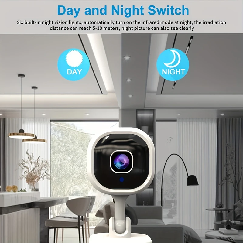1080P Wireless IP 2.4G WiFi Home Security Surveillance Cam Two-Way Audio Baby Motion Detection IR Night Vision Camera A3
