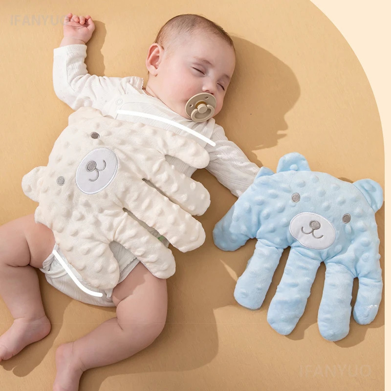Baby Napping Comfort Palm Pillow Automatic Pat Anti Startle Soothing Doll Electric PE Filling Soothing Doll Pat Butt Hand Palms 250610