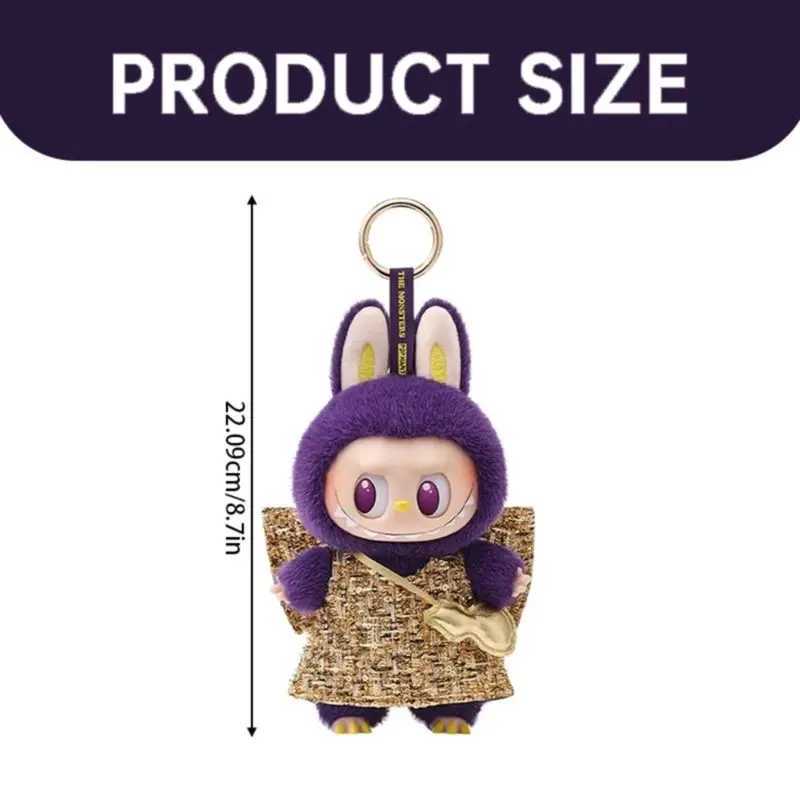 Labubu X Pronounce - Wings Of Fortune Vinyl Plush Hanging Cute Plush Festival Gift Cartoon ChildrenS Gift Purple Labubu X250612