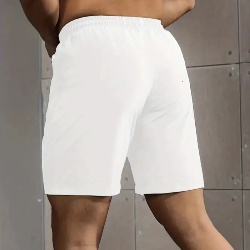Mens Bottoms for Summer Gym Workout Running CyclingGoing Out Outfit 2025QuickDrying Breathable Drawstring Waist Sports Shorts 250611Z