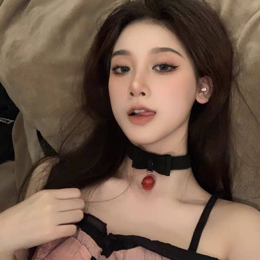 Choker 3PCS/LOT Y2K hip-hop Rock Contrast Fluorescent Alien Pendant pink Chain Necklace