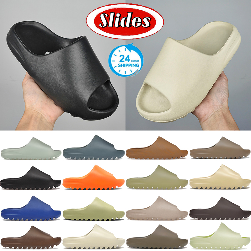 Local Warehouse Digner slid for slippers onyx bone mens womens sandals rin glow green black Stock in USA summer beach slide classic slipper men sandal