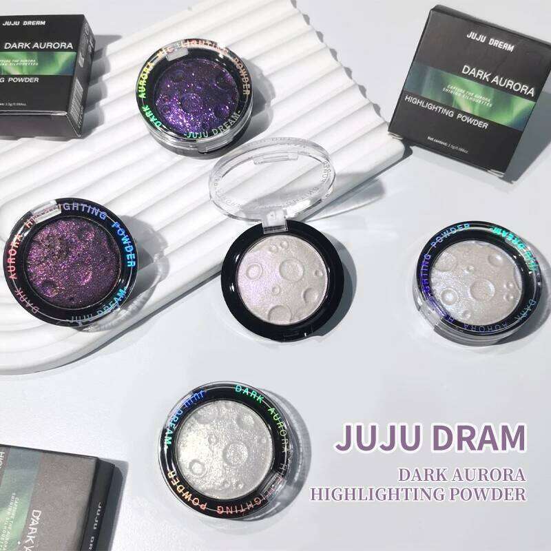 Five-color planet high-gloss powder, sparkling pearl fine light high-color eyeshadow,waterpro of natural Glow Highlighter Powder free shipping
