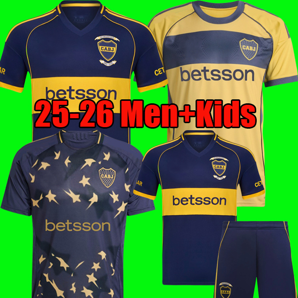 CAVANI 25 26 Boca Juniors Kit Soccer Jerseys ZEBALLOS 2025 2026 fans player version football shirt MARADONA Club Atletico Boca Juniors 120th Anniversary jersey