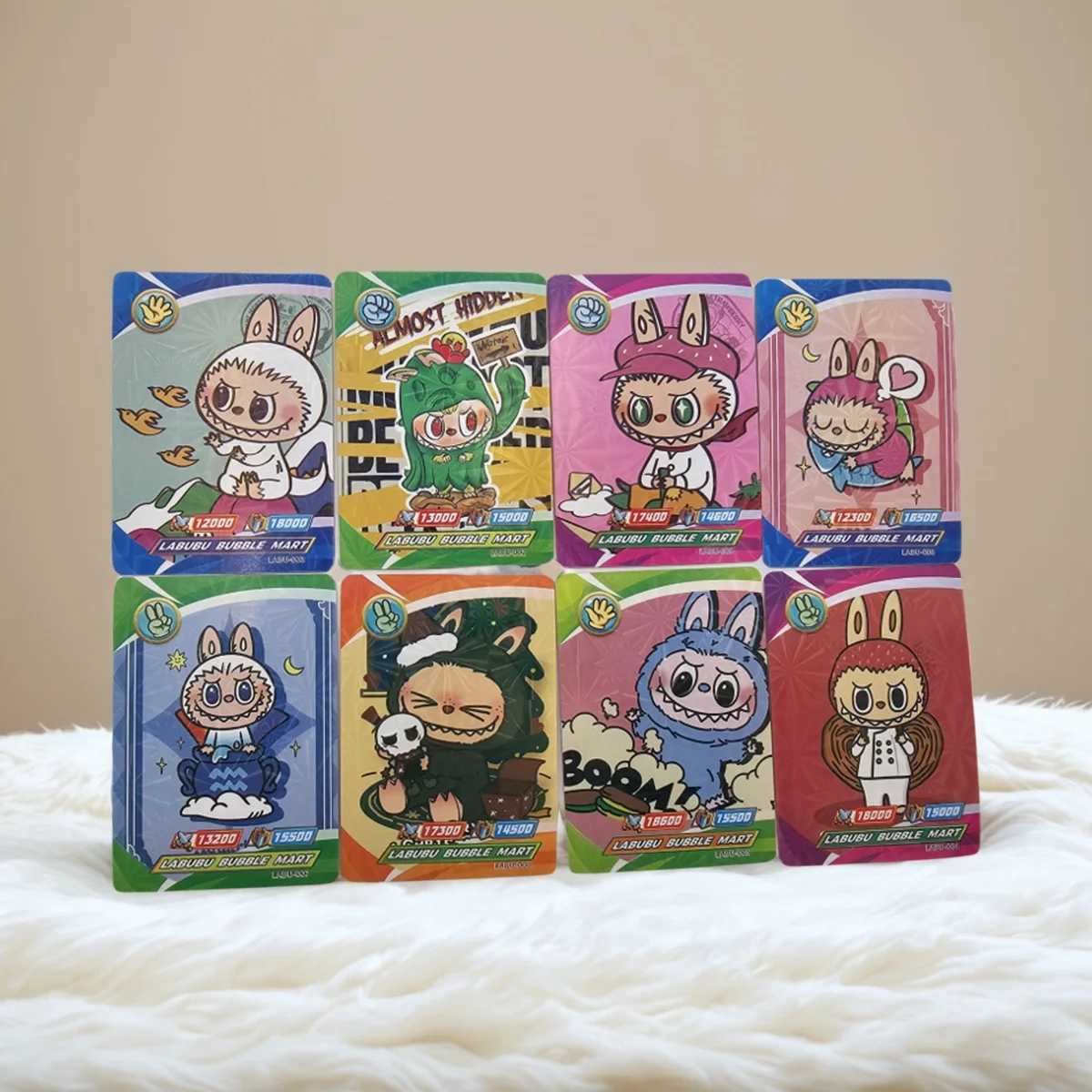 Limited Edition Labubu Cute Rabbit Themed Card Set Learning Game Accessories Party Favors Gifts for Boys Girls Collectors X250612