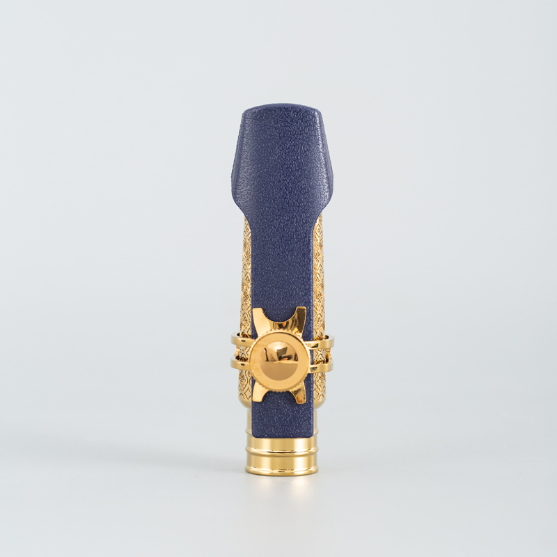 Gold Carved Alto Saxophone Head Professional Performance Grade Metal Head Accessories Transparent Tone