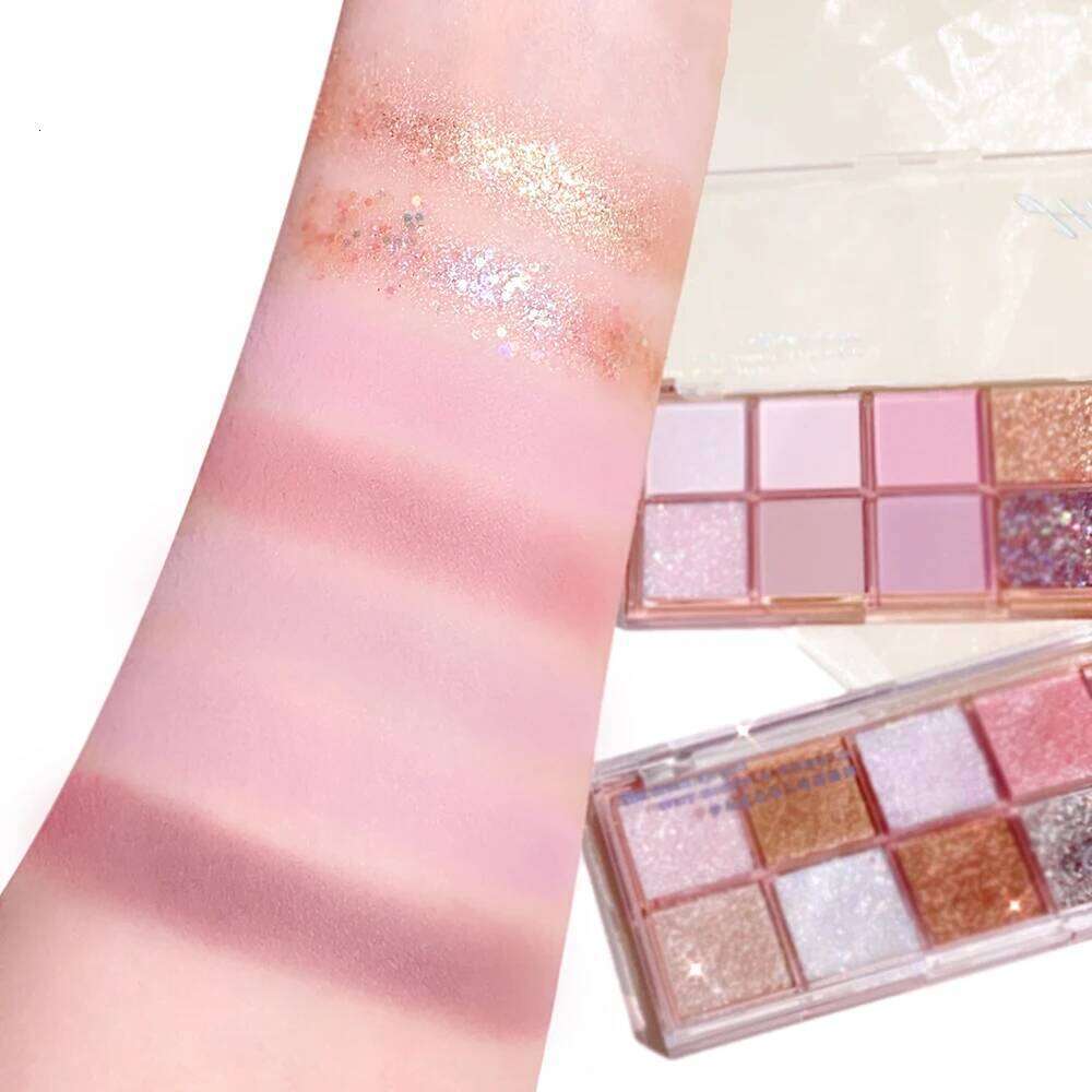 Highly pigmented eyeshadow palette with matte and shimmery glitter finishes - perfect for sic festival makeup free shipping
