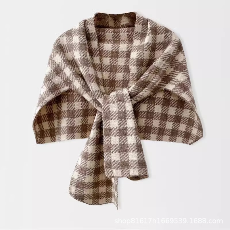 K993 Knitted summer air-conditioned room protective shawl new style high-end small shawl spring and autumn decoration outer wear one piece