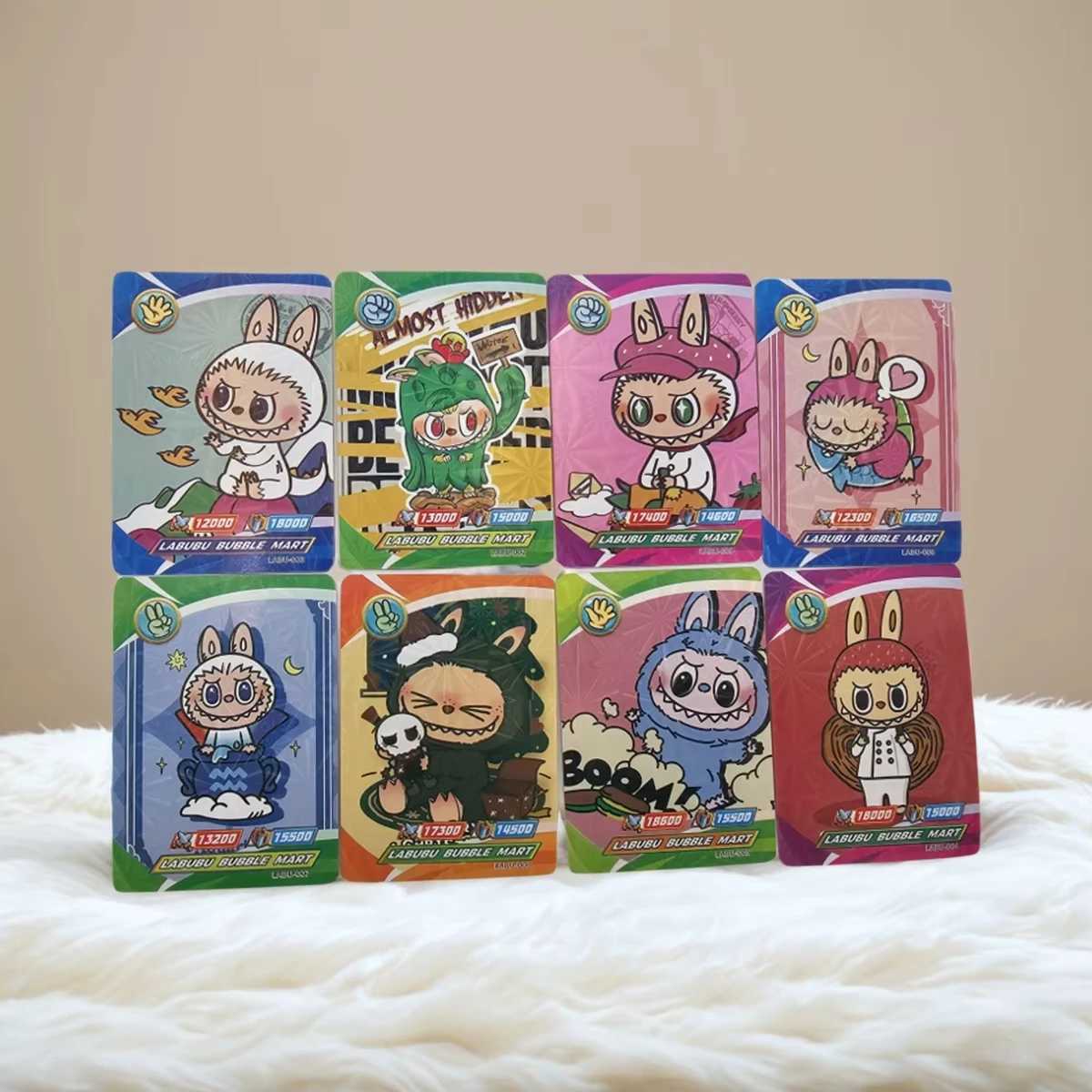 Labubu Licensed Flash Cards 36Pcs Educational Toy for Children Cartoon Memory Game Kawaii Collectors Item Birthday Present X250612