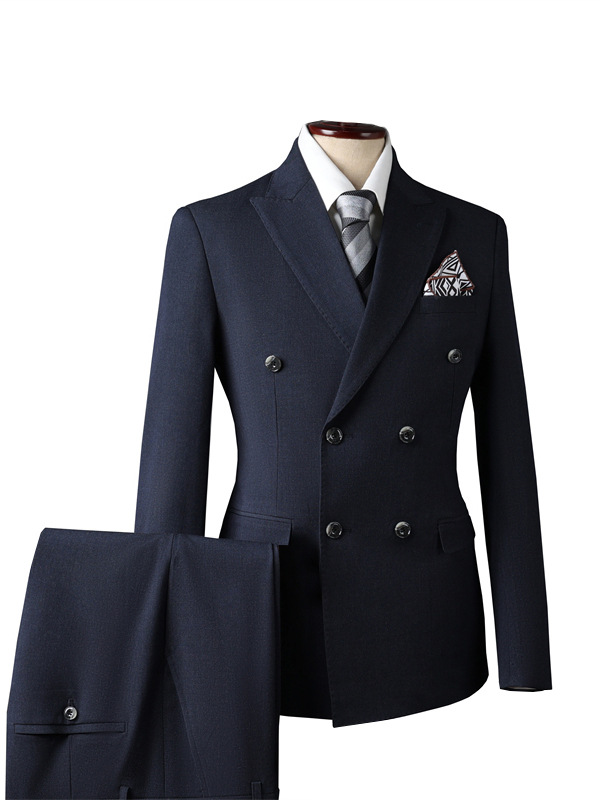 H746Men's suit slim suit men's fashion business groom high-end style