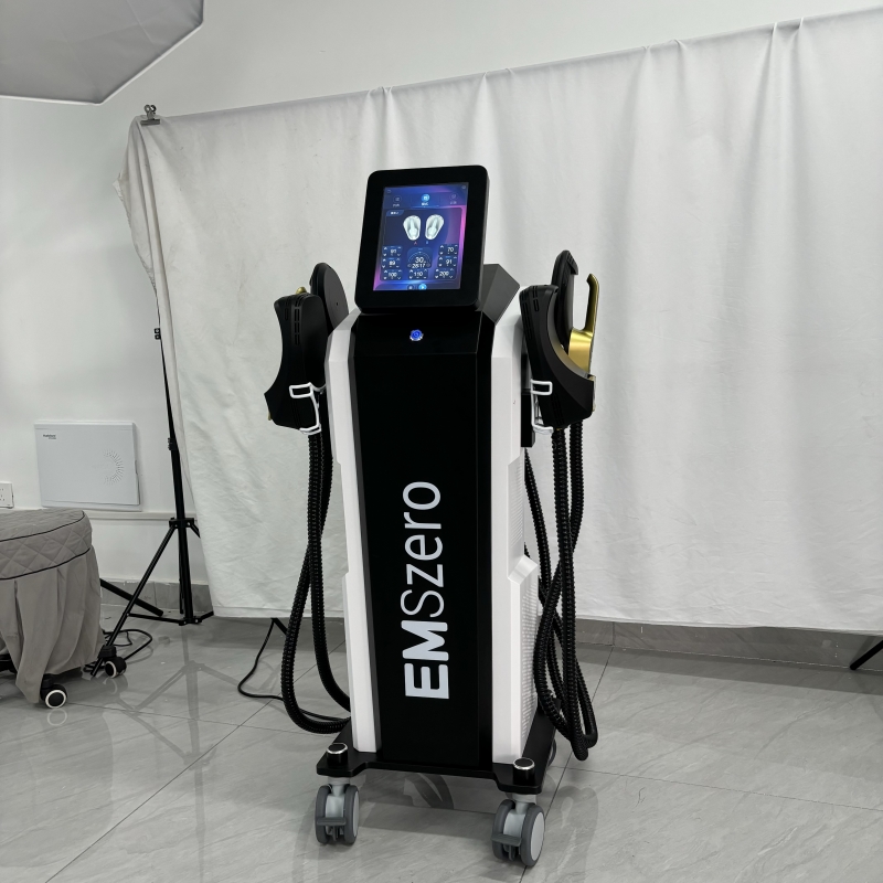 EMS Body Slimming and Contouring Machine EMSZERO 15Tesla 6500W HI-emt Fat Burning Tighten Skin Build Abs Beauty Salon Professional Equipment