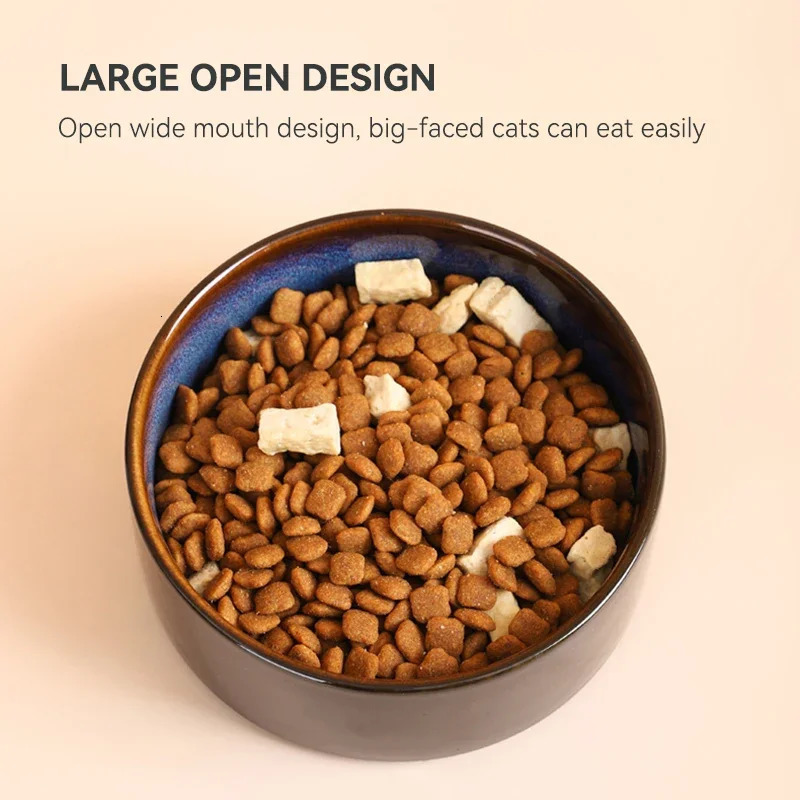 Double Cat Food Bowls with Iron Stand Starry Pet Feeding Bowl Small Puppy Dog Water Eat Accessories Cats Protect Cervical Spine 250612