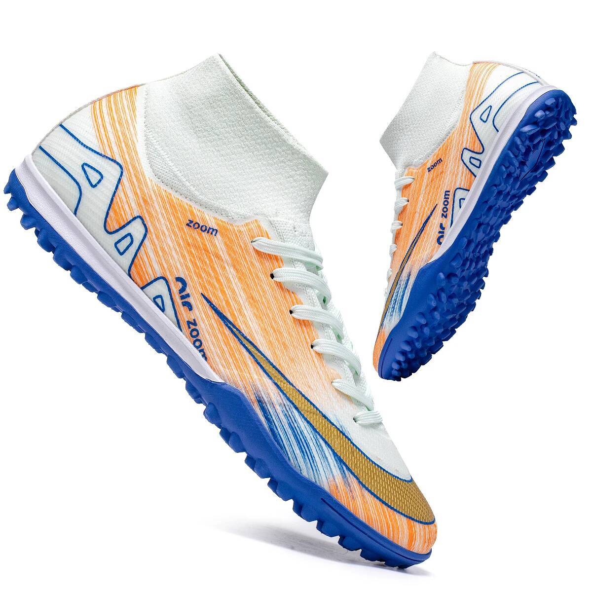 New Men Soccer Training Shoes Outdoor TF Indoor Football Boots Kids Ultra-Light Futsal Comfortable Soft Drop Shipping