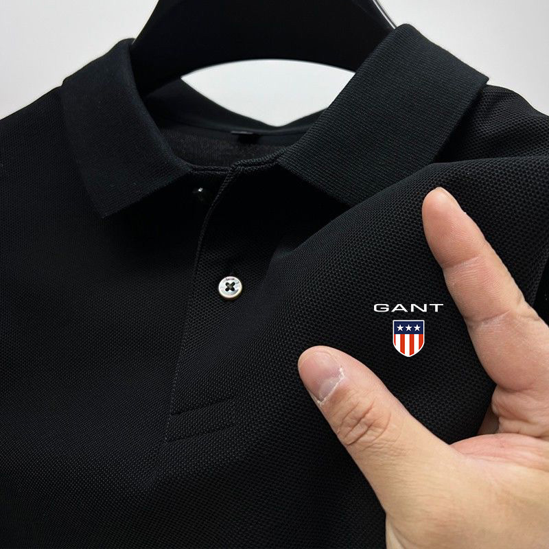 Men's Polos Pure Cotton Luxury Brand Short Sleeved Polo Shirt Summer Fashion Boutique Embroidered Top Casual Business T-shirt