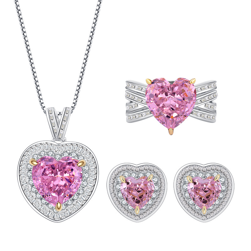 Exquisite Handcrafted S925 Goldtone Charm Necklaces Featuring Dazzling Cubic Zirconia Stones