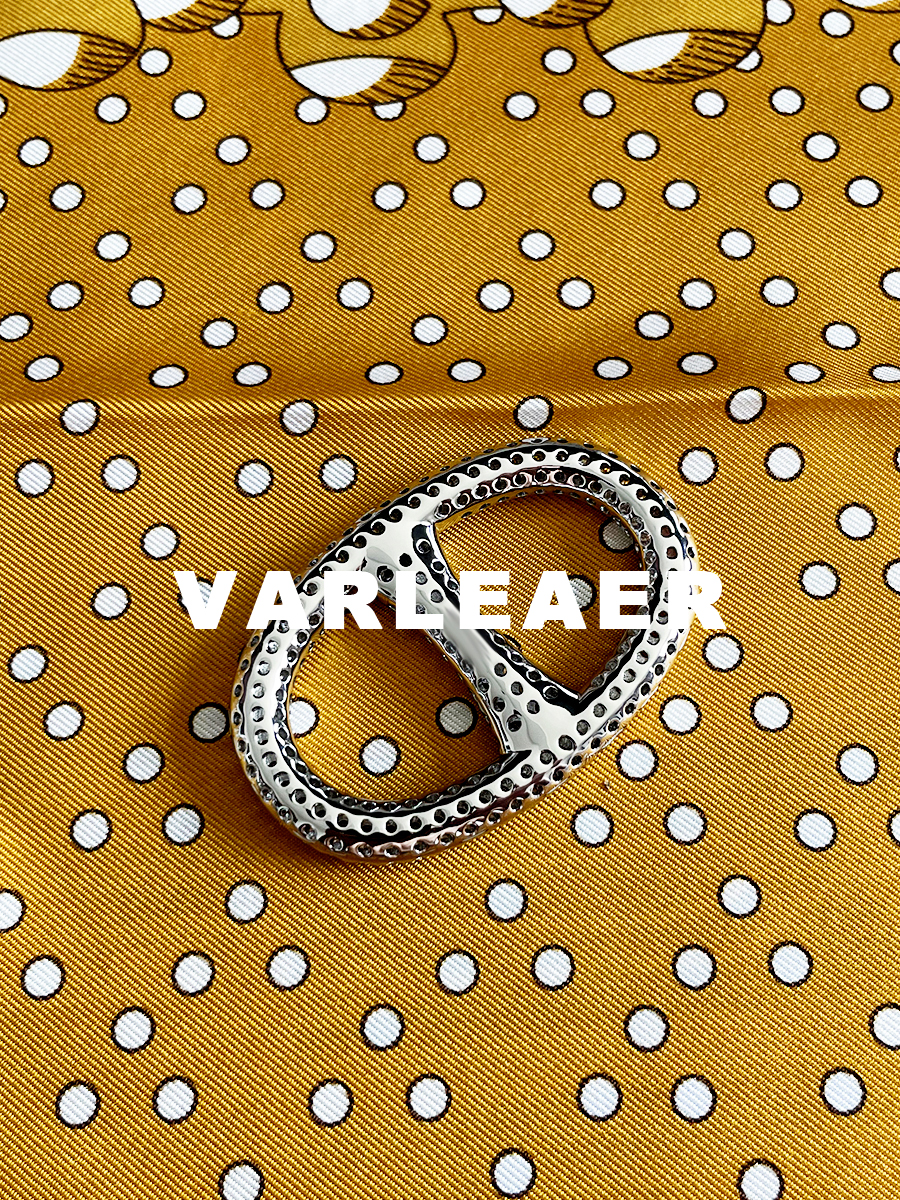 Nose Scarf Buckle Fashion Shawl Holder Accessories Scarfs Button Jewelry Scarf Rings Silver Metal Ring Clip Female Gift Accessories