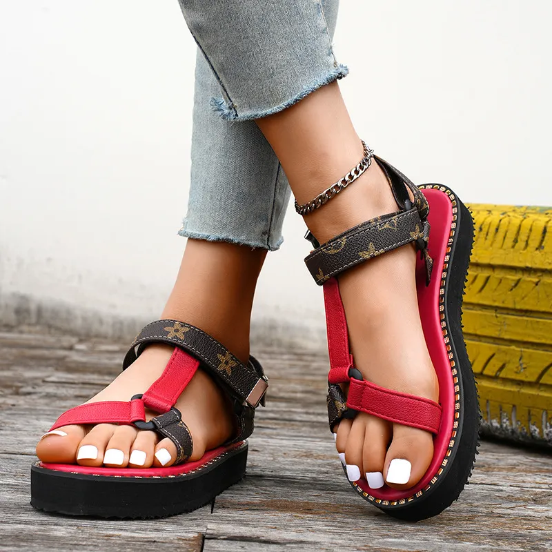 sandals women famous slides Free shipping 2025 new designer Sandals for womans platform slippers fashion lady slider black summer Slides woman shoes