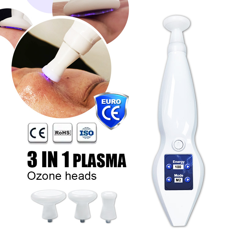 Ozone Face Lift Tightening Shower Pen Cold Jet Plasma Pen Eyelid Plaspot Pores Cleaner Cold Plasma Pen Machine