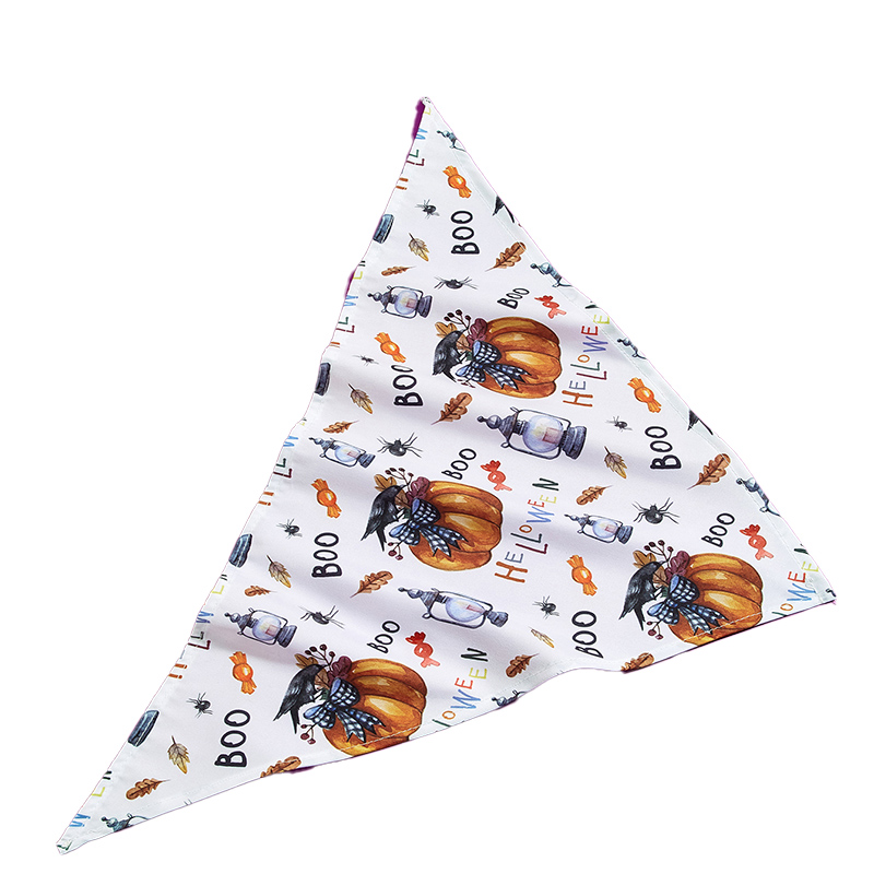 Cute Animal Print Drooling Cloth for Pets - Perfect Halloween Accessory