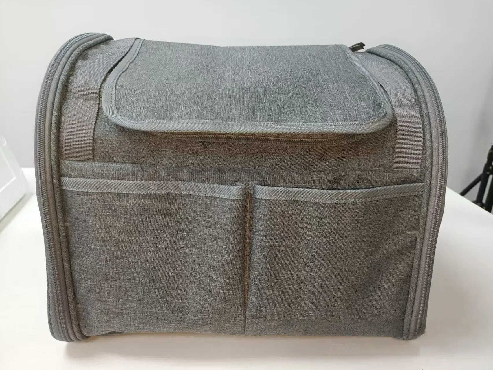 Expandable Pet Carrier Backpack with Mesh Windows & Soft Pad for Cats Dogs Travel