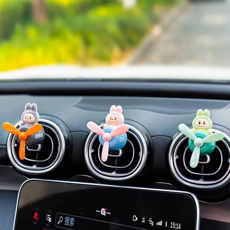 Cute Labubu Car Air Freshener Perfume Diffuser Outlet Fragrance Cartoon Decor Auto Accessories Toys Gifts X250612