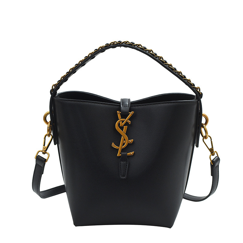 hot free shipping designer Cross Body bag for woman fashion Letter bucket Casual handbag vintage shoulder black brown khaki