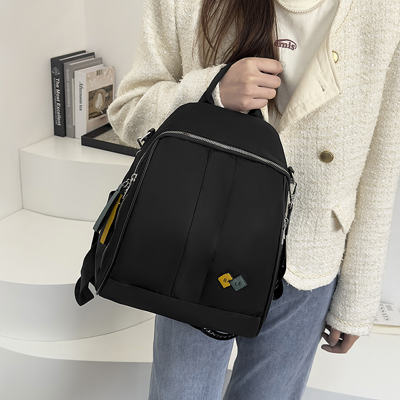 high-end nylon casual waterproof lightweight feel, Fashionable men's 10 women's travel backpack, computer bag 3 feel, 10 backpack,
