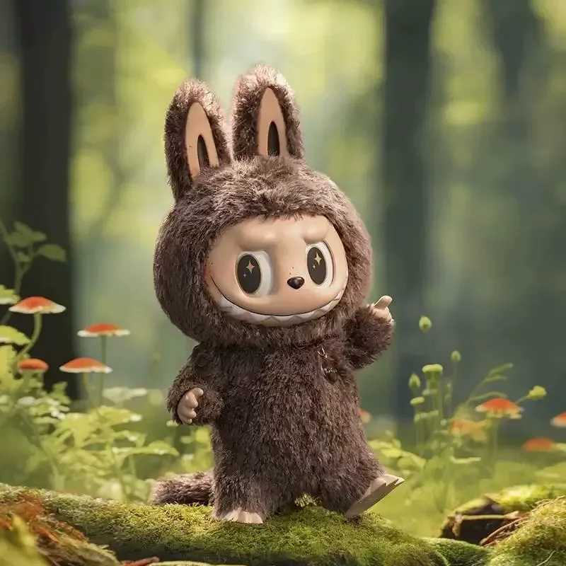 Genuine ZIMOMO Angel In Clouds I Found You The Monsters 58Cm Vinyl Face Sier Shaded Eye Labubu Doll Collection Decoration