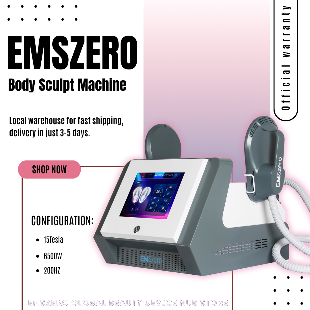 Emszero Machines 6500w 15 Tesla Professional Portable NEO Body Slimming Nova Rf Mini Muscle EMS Electromagnetic Stimulate