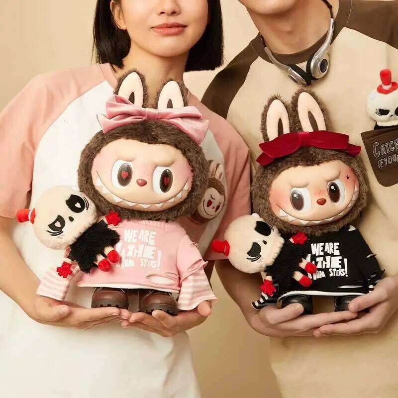 Labubu Valentine's Day Limited Edition Plush Toy Bubble Mart Big Doll Collectible Figures Soft Stuffed Toys For Lovers