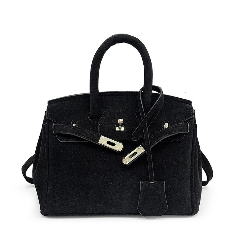 Light Luxury Retro Matte Suede Designer Handbag Women 2025 New Simple Commuter Versatile One Shoulder Messenger Bag