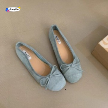 Elegant Flat Evening French Style Small Red Single Women's 2025 Spring Autumn Soft Sole Silver Ballet Shoes ddmythur