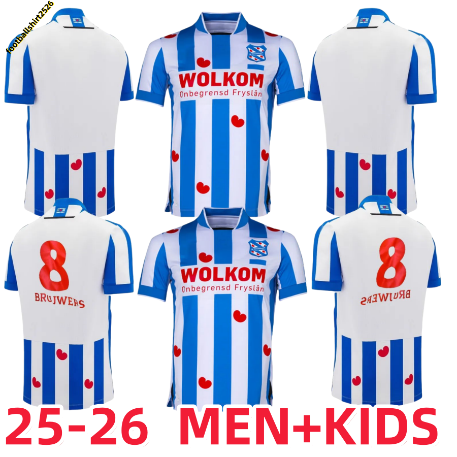 25 26SC Heerenveen Soccer Jerseys 2024 2025 HALL KERSTEN CONDE BOCHNIEWICZ NUNNELY BROUWERS KARLSBAKK SEBAOUI KOHLERT SMANS ALI HOPLAND men kids kit football shirt