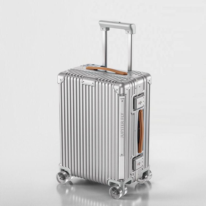 Suitcase designer luggage set boarding box thickened aluminium frame mute universal wheel 18' horizontal section password trolley case