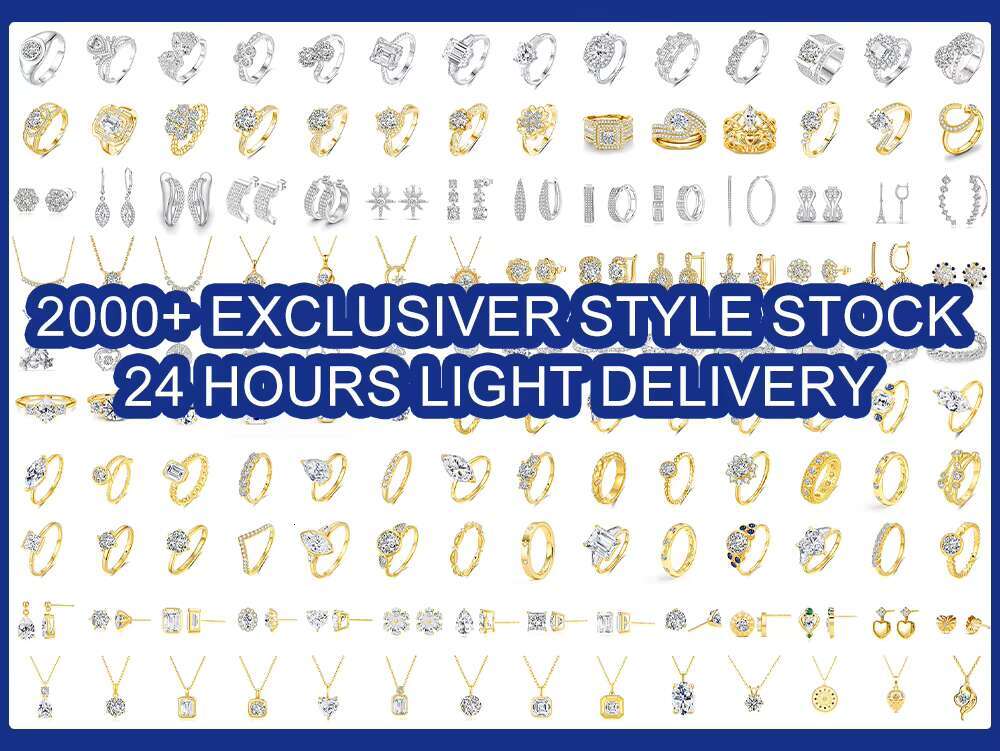 Classic Luxury Jewellery 6 Prongs Woman Birthday Gift 14K Gold Marquise Cut Moissanite Diamond 0.5ct 1ct 2ct Stud Earrings