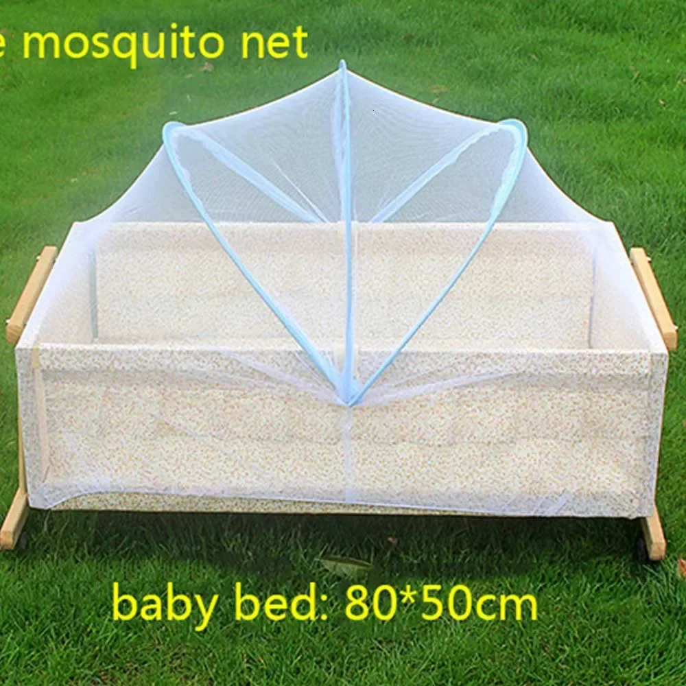 Baby Crib Netting Mosquito Net for Sleeping Bed Mesh Kids Outdoor Folding Portable Cradle Cover 250604z