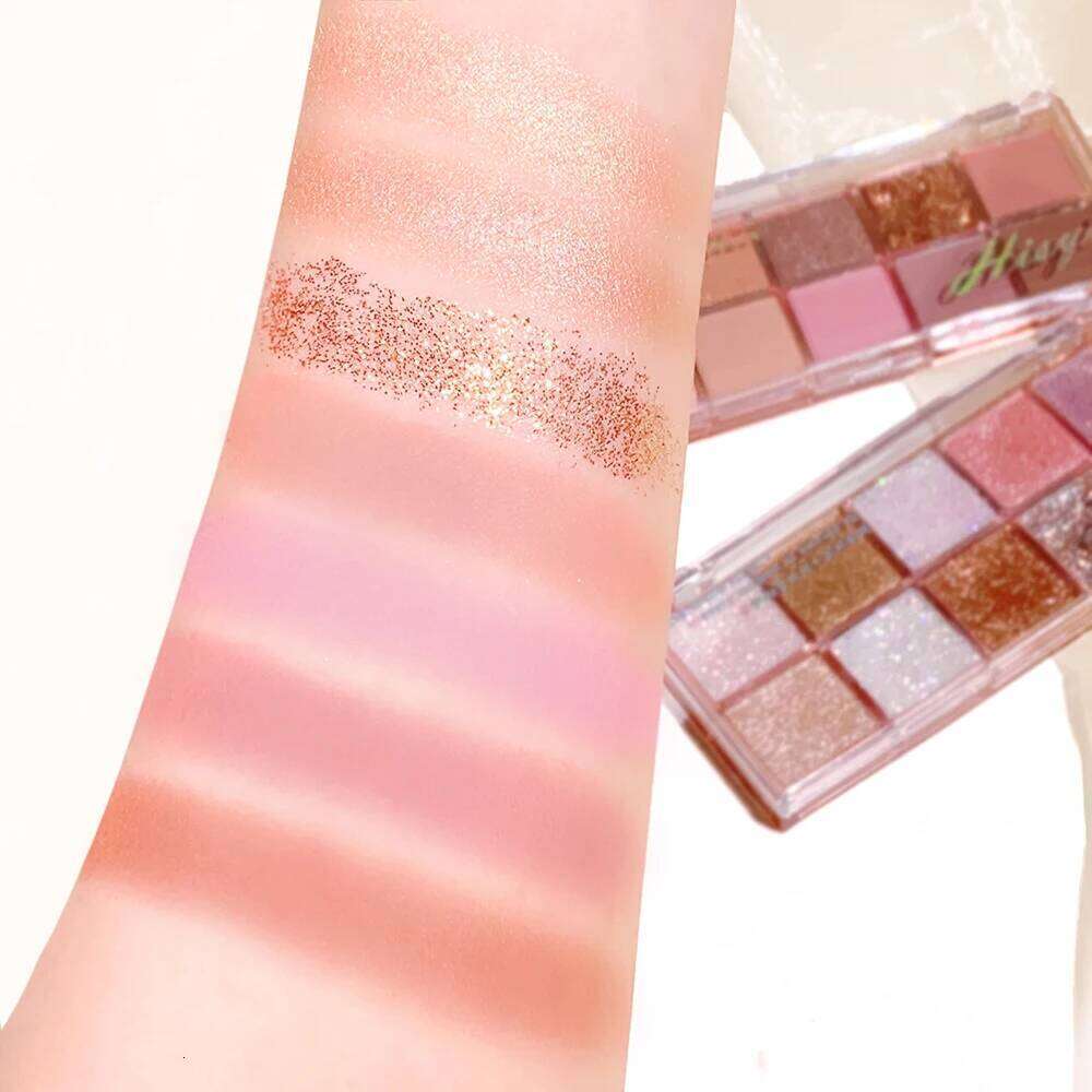Highly pigmented eyeshadow palette with matte and shimmery glitter finishes - perfect for sic festival makeup free shipping